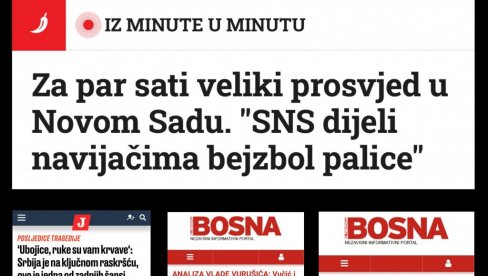 “САДА ЈЕ ТРЕНУТАК”: Усташки и исламистички медији желе да виде српску крв, извештавају о најављеном насиљу у Новом Саду уживо (ФОТО) “САДА ЈЕ ТРЕНУТАК”: Усташки и исламистички медији желе да виде српску крв, извештавају о најављеном насиљу у Новом Саду уживо (ФОТО)