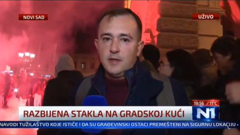 REPORTER N1 JAVLJA: Opozicioni aktivisti ubacili eksplozivne naprave u gradsku kuću! (VIDEO) REPORTER N1 JAVLJA: Opozicioni aktivisti ubacili eksplozivne naprave u gradsku kuću! (VIDEO)