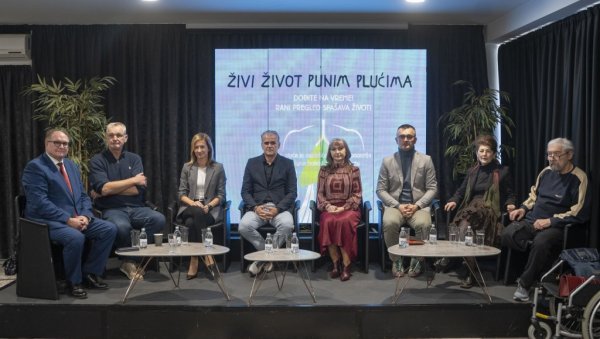 ПОТРЕБАН НАМ ЈЕ СКРИНИГ ЗА РАНО ОТКРИВАЊЕ: Карцином плућа се код чак 60 одсто пацијената открива у метастатском стадијуму болести ПОТРЕБАН НАМ ЈЕ СКРИНИГ ЗА РАНО ОТКРИВАЊЕ: Карцином плућа се код чак 60 одсто пацијената открива у метастатском стадијуму болести