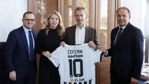BIĆE PARTIZAN OPET SILA! Predsednik UEFA u gostima kod crno-belih BIĆE PARTIZAN OPET SILA! Predsednik UEFA u gostima kod crno-belih