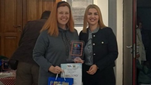 JOŠ JEDNA NAGRADA ZA PUBLIKACIJU: Turistička organizacija Vršac trijumfovala u Leskovcu JOŠ JEDNA NAGRADA ZA PUBLIKACIJU: Turistička organizacija Vršac trijumfovala u Leskovcu