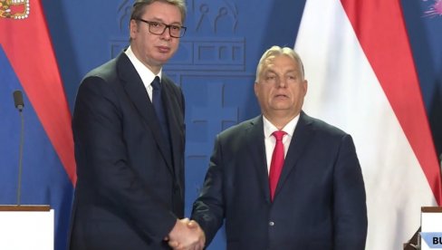ВУЧИЋ О ОРБАНУ: Мађарски председник Владе је урадио много добрих ствари за Србију