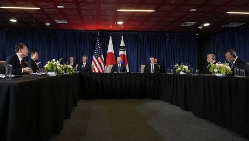 U PLANU OSNIVANJE SEKRETARIJATA ZA TRILATERALNU SARADNJU: SAD, Južna Koreja i Japan ponovo potvrdili svoju posvećenost partnerstvu (FOTO) U PLANU OSNIVANJE SEKRETARIJATA ZA TRILATERALNU SARADNJU: SAD, Južna Koreja i Japan ponovo potvrdili svoju posvećenost partnerstvu (FOTO)