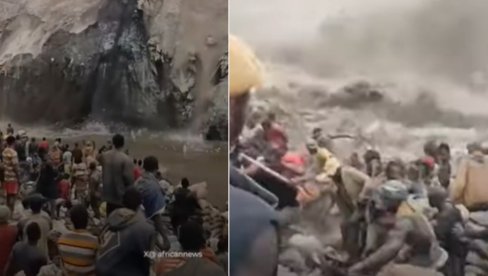 NEVEROVATNO: Tone bakra isplivale“ na površinu - planina se srušila, gomila ljudi gledala pokretanje klizišta u Kongu (VIDEO) NEVEROVATNO: Tone bakra isplivale“ na površinu - planina se srušila, gomila ljudi gledala pokretanje klizišta u Kongu (VIDEO)
