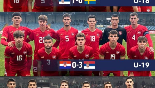 НИСУ НОКАУТИРАНИ САМО ХРВАТИ: Дан за памћење! Млађе фудбалске селекције Србије обрадовале навијаче НИСУ НОКАУТИРАНИ САМО ХРВАТИ: Дан за памћење! Млађе фудбалске селекције Србије обрадовале навијаче