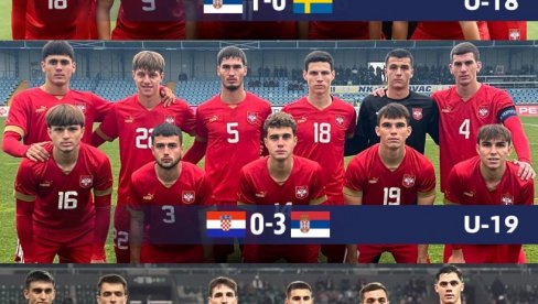 NISU NOKAUTIRANI SAMO HRVATI: Dan za pamćenje! Mlađe fudbalske selekcije Srbije obradovale navijače NISU NOKAUTIRANI SAMO HRVATI: Dan za pamćenje! Mlađe fudbalske selekcije Srbije obradovale navijače