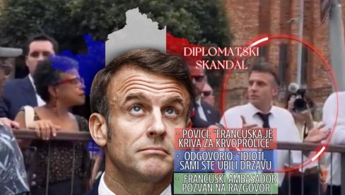 SKANDAL TOKOM POSETE Snimak Makrona: Oni su totalni kreteni, rekao posle povika da je Francuska odgovorna za krvoproliće SKANDAL TOKOM POSETE Snimak Makrona: Oni su totalni kreteni, rekao posle povika da je Francuska odgovorna za krvoproliće