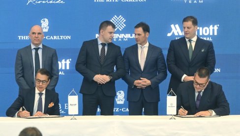 JUGOSLAVIJA POSTAJE RITZ-CARLTON: Millennium team i Marriott International potpisivanjem ugovora ozvaničili dolazak prestižnog brenda JUGOSLAVIJA POSTAJE RITZ-CARLTON: Millennium team i Marriott International potpisivanjem ugovora ozvaničili dolazak prestižnog brenda
