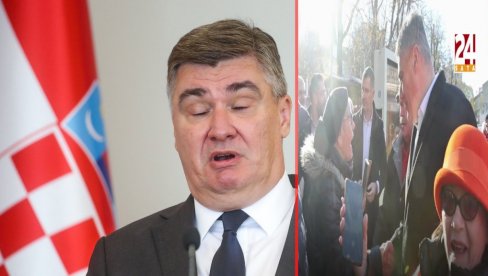 MILANOVIĆA UMALO UJEO PAS: U poslednji čas izvukao ruku pred zubima - skupljao potpise (VIDEO) MILANOVIĆA UMALO UJEO PAS: U poslednji čas izvukao ruku pred zubima - skupljao potpise (VIDEO)