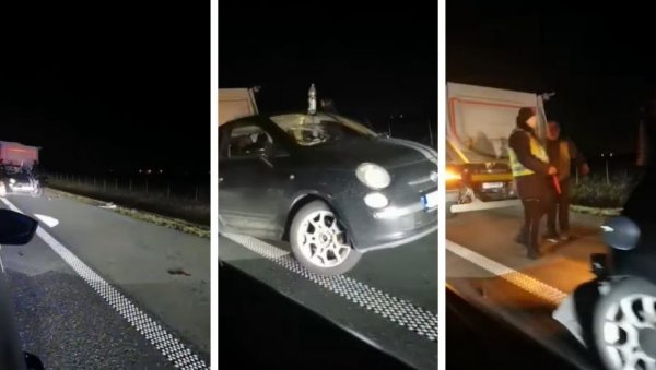 ТЕШКА НЕСРЕЋА НА АУТОПУТУ: Саобраћај отежан после наплатне рампе Стара Пазова (ФОТО/ВИДЕО) ТЕШКА НЕСРЕЋА НА АУТОПУТУ: Саобраћај отежан после наплатне рампе Стара Пазова (ФОТО/ВИДЕО)