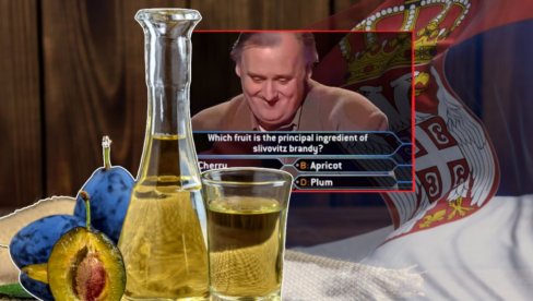 ŠLJIVOVICA U BRITANSKOM MILIONERU: Pitanje o srpskom brendu vredno 150.000 evra, a takmičar se našao u problemu (VIDEO) ŠLJIVOVICA U BRITANSKOM MILIONERU: Pitanje o srpskom brendu vredno 150.000 evra, a takmičar se našao u problemu (VIDEO)
