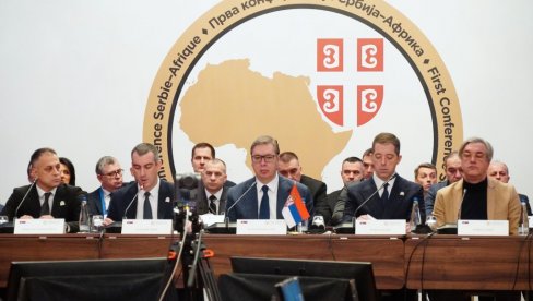SRBIJA NAJVEĆI PRIJATELJ AFRIKE U EVROPI Vučić na konferenciji Srbija-Afrika 2024: Dostojanstvo (VIDEO) SRBIJA NAJVEĆI PRIJATELJ AFRIKE U EVROPI Vučić na konferenciji Srbija-Afrika 2024: Dostojanstvo (VIDEO)