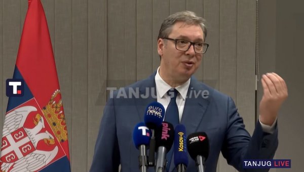 ВУЧИЋ О РАЗГОВОРУ СА КАЈОМ КАЛАС: У складу са политиком Србије сам јој одговорио ВУЧИЋ О РАЗГОВОРУ СА КАЈОМ КАЛАС: У складу са политиком Србије сам јој одговорио