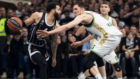 PARTIZAN BRUTALNO PONIŽEN U KAUNASU: Crno-beli gledali Žalgiris kako igra košarku