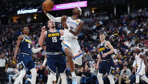 ШЕЈ ЗНА КАКО ПРОТИВ ДЕНВЕРА: Нагетси не могу да успоре акутелног МВП-а НБА лиге