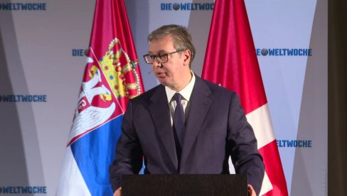 VUČIĆ NA TRIBINI U CIRIHU O SITUACIJI U REGIONU: Slušam ih i fokusiram se na ekonomiju, sada smo daleko broj jedan, ispred svih VUČIĆ NA TRIBINI U CIRIHU O SITUACIJI U REGIONU: Slušam ih i fokusiram se na ekonomiju, sada smo daleko broj jedan, ispred svih