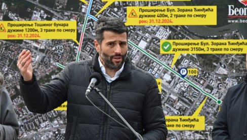 ŠAPIĆ NAJAVIO: Očekujemo da radovi na proširenju Bulevara Zorana Đinđića budu završeni do kraja godine (FOTO) ŠAPIĆ NAJAVIO: Očekujemo da radovi na proširenju Bulevara Zorana Đinđića budu završeni do kraja godine (FOTO)