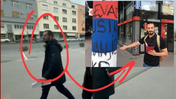 ЕВО КО УПРАВЉА ПРОТЕСТИМА ОПОЗИЦИЈЕ: Човек који је уништавао српске заставе по Новом Саду (ФОТО) ЕВО КО УПРАВЉА ПРОТЕСТИМА ОПОЗИЦИЈЕ: Човек који је уништавао српске заставе по Новом Саду (ФОТО)