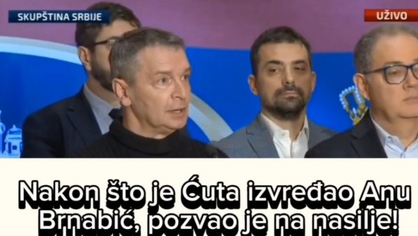 ЋУТА ИЗВРЕЂАО АНУ БРНАБИЋ, ПА ПОЗВАО НА НАСИЉЕ: Пошто немамо већину, идемо на улицу! (ВИДЕО) ЋУТА ИЗВРЕЂАО АНУ БРНАБИЋ, ПА ПОЗВАО НА НАСИЉЕ: Пошто немамо већину, идемо на улицу! (ВИДЕО)