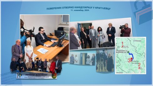POVERENIK OTVORIO PROSTORIJE U KRAGUJEVCU: Treća kancelarija van sedišta u Beogradu POVERENIK OTVORIO PROSTORIJE U KRAGUJEVCU: Treća kancelarija van sedišta u Beogradu