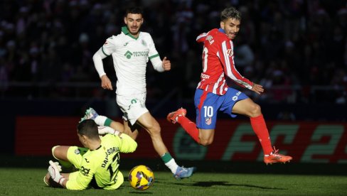 ATLETIKO POTISNUO REAL: Jorgandžije minimalnom pobedom nad Hetafeom preuzele drugu poziciju u La ligi ATLETIKO POTISNUO REAL: Jorgandžije minimalnom pobedom nad Hetafeom preuzele drugu poziciju u La ligi