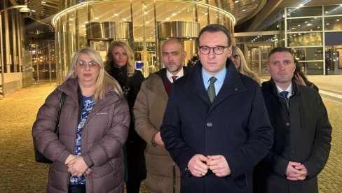 OBRAĆANJE PETRA PETKOVIĆA POSLE SASTANKA U BRISELU: Naša delegacije uporno insistirala na ZSO OBRAĆANJE PETRA PETKOVIĆA POSLE SASTANKA U BRISELU: Naša delegacije uporno insistirala na ZSO