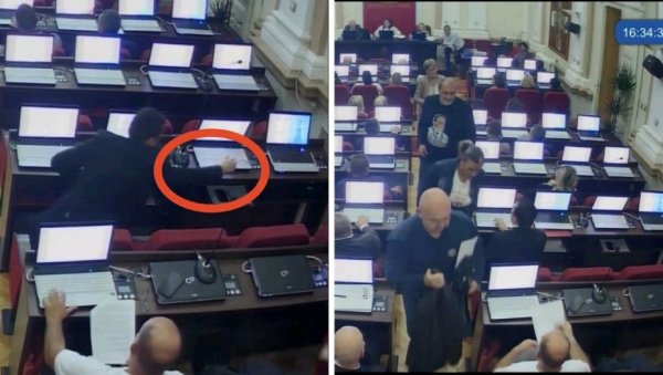 СКАНДАЛОЗНО: Одборник опозиције Стефан Бојичић на заседању Скупштине града Крушевца гласа уместо колеге Владимира Савића (ФОТО) СКАНДАЛОЗНО: Одборник опозиције Стефан Бојичић на заседању Скупштине града Крушевца гласа уместо колеге Владимира Савића (ФОТО)