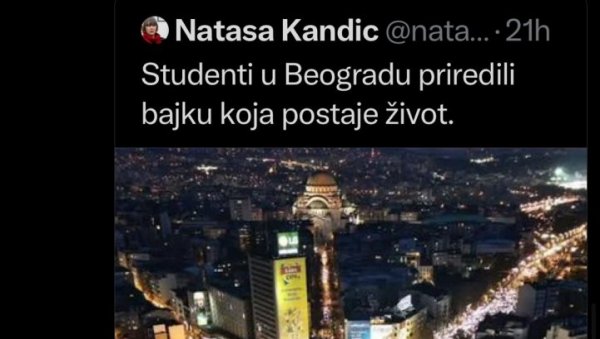 Студенти су приредили дивну бајку за Наташу Кандић (ФОТО) Студенти су приредили дивну бајку за Наташу Кандић (ФОТО)