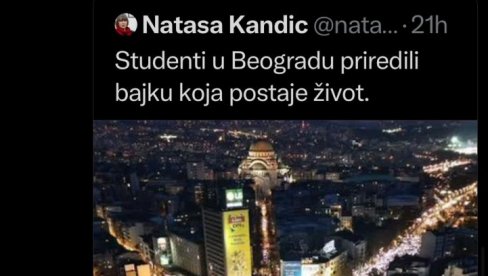 Studenti su priredili divnu bajku za Natašu Kandić (FOTO) Studenti su priredili divnu bajku za Natašu Kandić (FOTO)
