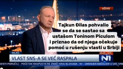ĐILAS KUJE PLAN SA PICULOM: Traži pomoć od ustaše, žele da dovedu strance da sruše Vučića i uređuju Srbiju (VIDEO) ĐILAS KUJE PLAN SA PICULOM: Traži pomoć od ustaše, žele da dovedu strance da sruše Vučića i uređuju Srbiju (VIDEO)