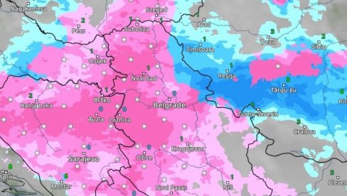 (MAPA) EVO KAKO ĆE SE KRETATI SNEŽNA MEĆAVA IZ SATA U SAT: Radarske slike pokazuju razmere nevremena u Srbiji (FOTO) (MAPA) EVO KAKO ĆE SE KRETATI SNEŽNA MEĆAVA IZ SATA U SAT: Radarske slike pokazuju razmere nevremena u Srbiji (FOTO)