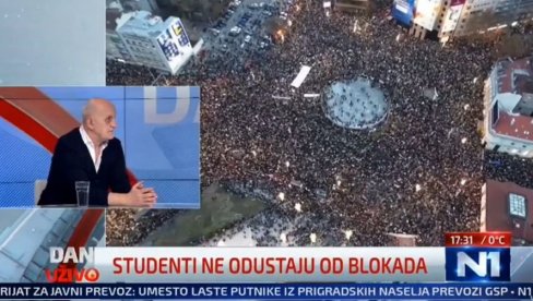 OPOZICIONI NOVINAR PRETI VUČIĆU: Ili ćeš na robiju, ili ćeš bežati za Moskvu (VIDEO) OPOZICIONI NOVINAR PRETI VUČIĆU: Ili ćeš na robiju, ili ćeš bežati za Moskvu (VIDEO)
