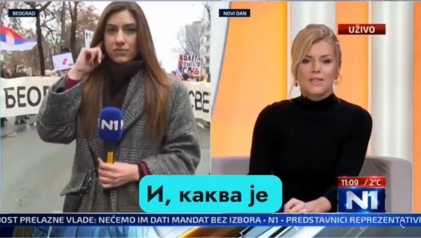 НАВОДНО ОПЛАКУЈУ 15 ОСОБА СТРАДАЛИХ У НОВОМ САДУ: Репортерка Н1 извештава са студентских протеста да је атмосфера ведра и весела! (ВИДЕО) НАВОДНО ОПЛАКУЈУ 15 ОСОБА СТРАДАЛИХ У НОВОМ САДУ: Репортерка Н1 извештава са студентских протеста да је атмосфера ведра и весела! (ВИДЕО)