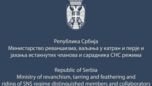 TO JE JEDINI PROGRAM OPOZICIONIH STRANAKA: Revanšizam i razapinjanje SNS-a TO JE JEDINI PROGRAM OPOZICIONIH STRANAKA: Revanšizam i razapinjanje SNS-a