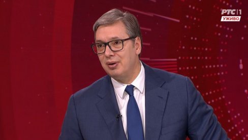 VUČIĆ NA RTS-U: Predsednik Srbije govori o svim najvažnijim temama