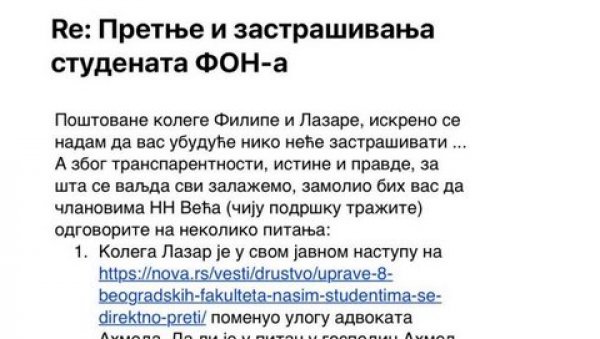 ПРОФЕСОР НА МЕТИ ШОЛАКОВИХ МЕДИЈА: Позивао је студенте да размисле да ли је протест политизован (ФОТО) ПРОФЕСОР НА МЕТИ ШОЛАКОВИХ МЕДИЈА: Позивао је студенте да размисле да ли је протест политизован (ФОТО)