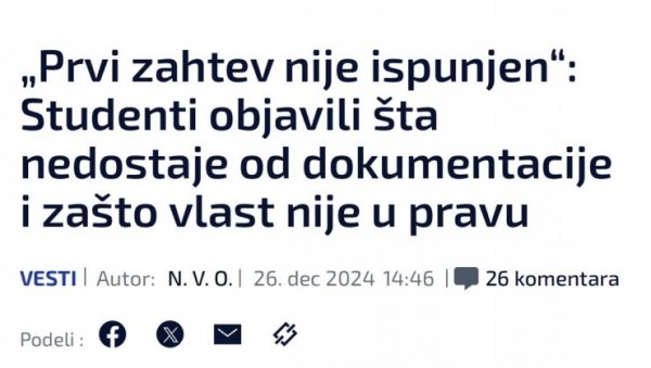 ОВАКО СУ ПИСАЛИ ПРЕ ПЕТ ДАНА: Сад су и то добили и довиђења (ФОТО) ОВАКО СУ ПИСАЛИ ПРЕ ПЕТ ДАНА: Сад су и то добили и довиђења (ФОТО)