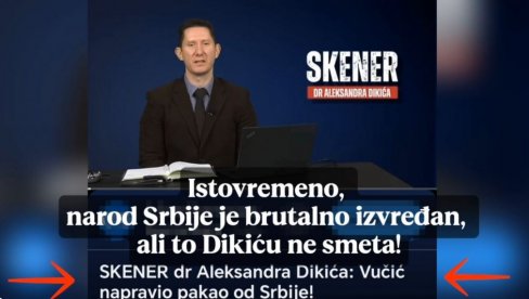 NAROD SRBIJE JE KVARAN, PROSTACI I PROSTAKUŠE: Dok Hrvati pružaju podršku opozicionaru Dikiću jer napada Vučića, Srbi brutalno izvređani NAROD SRBIJE JE KVARAN, PROSTACI I PROSTAKUŠE: Dok Hrvati pružaju podršku opozicionaru Dikiću jer napada Vučića, Srbi brutalno izvređani