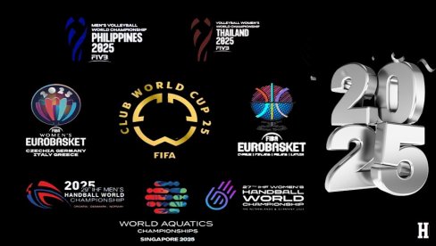 NEVEROVATNA SPORTSKA GODINA! Ovo nas čeka u 2025: Rukomet za istoriju, tu je i Eurobasket, a to nije sve... NEVEROVATNA SPORTSKA GODINA! Ovo nas čeka u 2025: Rukomet za istoriju, tu je i Eurobasket, a to nije sve...