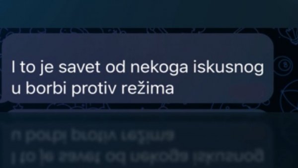 ПРЕПИСКА ИЗ СТУДЕНТСКЕ ГРУПЕ: Како студенти добијају директиве од искусног у борби против власти (ВИДЕО) ПРЕПИСКА ИЗ СТУДЕНТСКЕ ГРУПЕ: Како студенти добијају директиве од искусног у борби против власти (ВИДЕО)