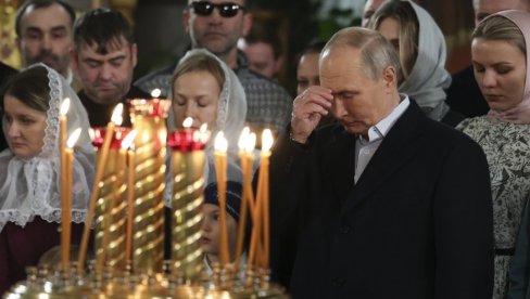 ПУТИН ПРОСЛАВИО БОЖИЋ: Окружен породицама учесника СВО и волонтера ПУТИН ПРОСЛАВИО БОЖИЋ: Окружен породицама учесника СВО и волонтера