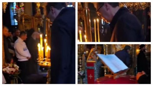 VUČIĆ NA BOŽIĆNOJ LITURGIJI U HILANDARU Mir Božji, Hristos se rodi (VIDEO) VUČIĆ NA BOŽIĆNOJ LITURGIJI U HILANDARU Mir Božji, Hristos se rodi (VIDEO)
