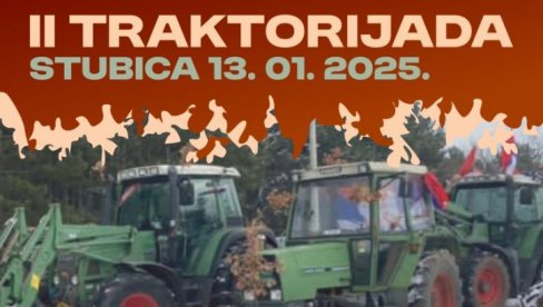 TRAKTORIJADA U STUBICI: Povodom dočeka srpske Nove godine TRAKTORIJADA U STUBICI: Povodom dočeka srpske Nove godine