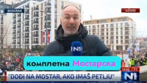 BRUKA I SRAMOTA Reporter N1 otkrio glavni cilj studenata: Blokiraće pristup Kliničkom centru (VIDEO) BRUKA I SRAMOTA Reporter N1 otkrio glavni cilj studenata: Blokiraće pristup Kliničkom centru (VIDEO)