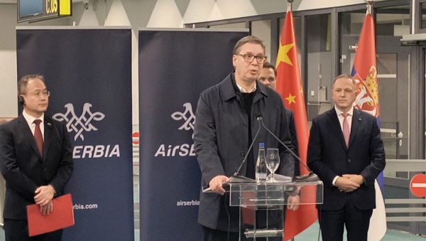 ВУЧИЋ НА ИСПРАЋАЈУ ПРВОГ ЛЕТА ЕР СРБИЈЕ ЗА ШАНГАЈ: Ер Србија оборила све рекорде, у 2024. превезено 4,4 милиона људи (ФОТО/ВИДЕО) ВУЧИЋ НА ИСПРАЋАЈУ ПРВОГ ЛЕТА ЕР СРБИЈЕ ЗА ШАНГАЈ: Ер Србија оборила све рекорде, у 2024. превезено 4,4 милиона људи (ФОТО/ВИДЕО)