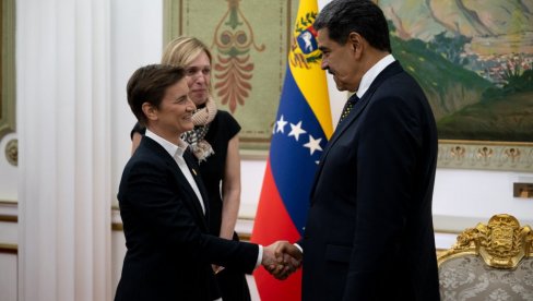 BRNABIĆ RAZGOVARALA SA MADUROM: Predsednik Venecuele naglasio - Saradnja dve zemlje je izuzetno važna na svim nivoima BRNABIĆ RAZGOVARALA SA MADUROM: Predsednik Venecuele naglasio - Saradnja dve zemlje je izuzetno važna na svim nivoima