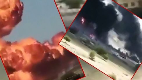 PRVI SNIMAK DETONIRANE BENZINSKE PUMPE U JEMENU: Stravična eksplozija odnela desetine života (VIDEO) PRVI SNIMAK DETONIRANE BENZINSKE PUMPE U JEMENU: Stravična eksplozija odnela desetine života (VIDEO)