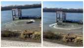 POMAHNITALI ČAMAC SVE ZAPREPASTIO: Neverovatan prizor na Dunavu, kod Apatina (VIDEO)