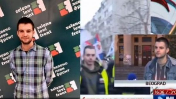 КАКВА ПРЕВАРА: Функционер опозиционе странке предводи студенте (ВИДЕО) КАКВА ПРЕВАРА: Функционер опозиционе странке предводи студенте (ВИДЕО)