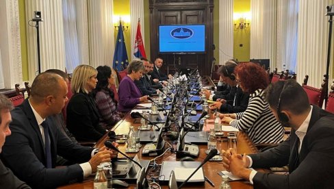 БРИСЕЛСКИ ЗВАНИЧНИК ОЦЕНИО ДА ЈЕ СРБИЈА НАПРЕДОВАЛА У РЕФОРМАМА : Копман са посланицима странака владајуће већине БРИСЕЛСКИ ЗВАНИЧНИК ОЦЕНИО ДА ЈЕ СРБИЈА НАПРЕДОВАЛА У РЕФОРМАМА : Копман са посланицима странака владајуће већине